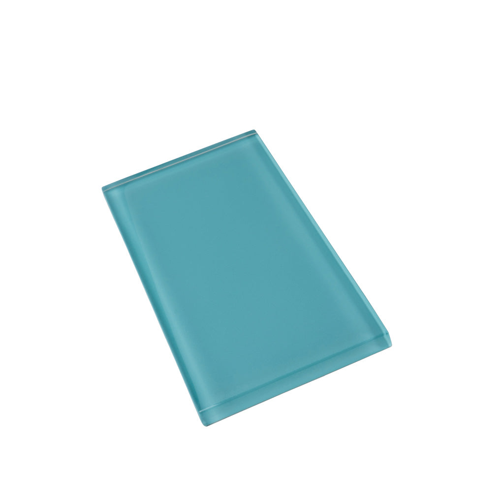 Sky Blue 3x6 Glossy Subway Glass Tile (40 pack, 5 sq ft/case)