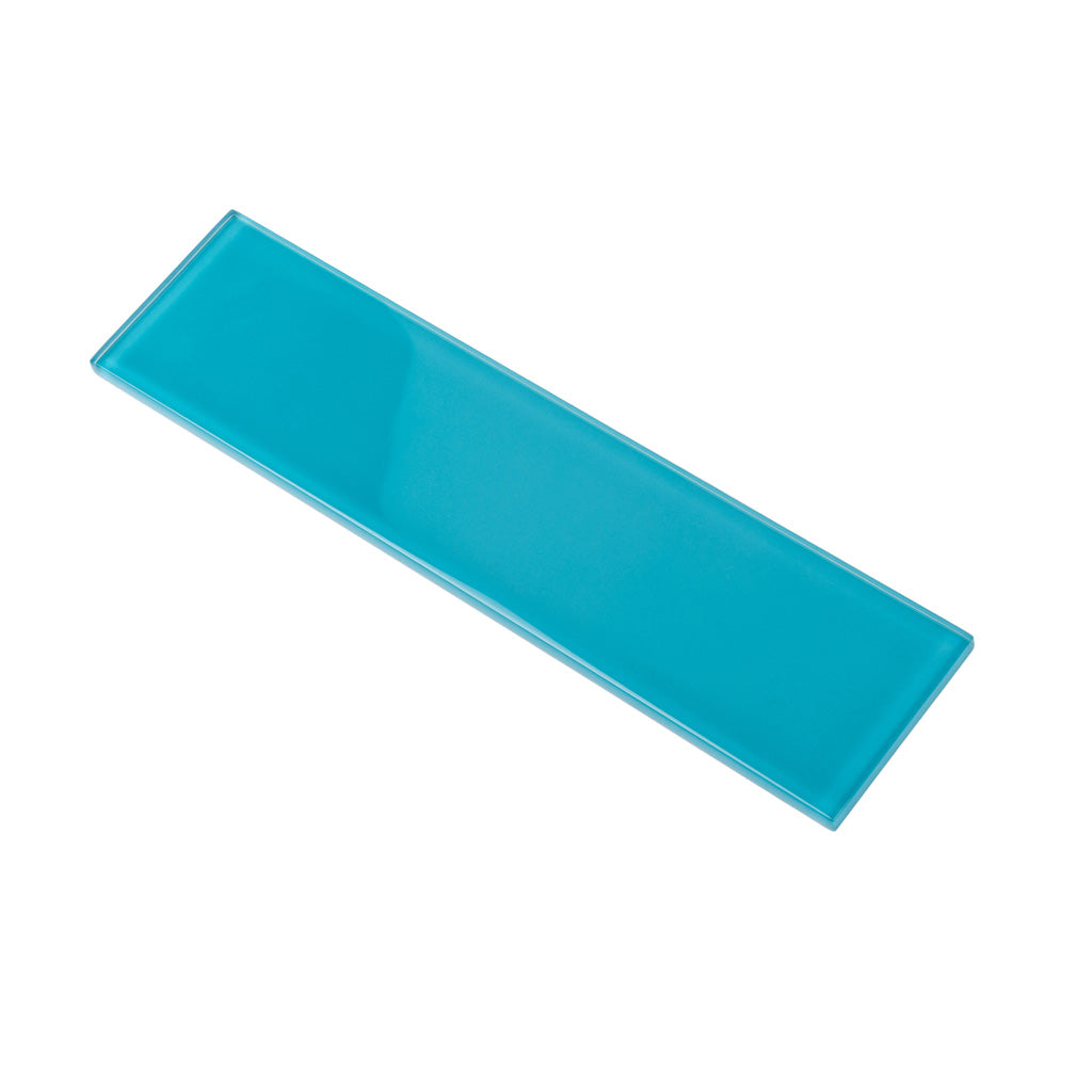 Sapphire Blue 3x12 Glossy Subway Glass Tile (20 pack, 5 sq ft/case)