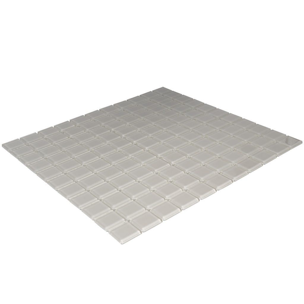 Warm Greige 12x12 Glossy Square Glass Mosaic Tile (10 pack, 9.67 sq ft/case)