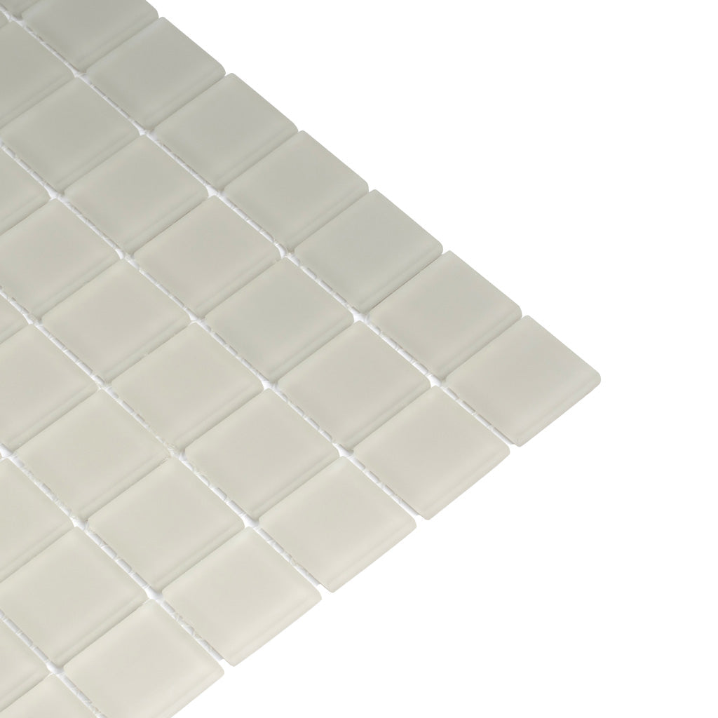 Warm Greige 12x12 Matte Square Glass Mosaic Tile (10 pack, 9.67 sq ft/case)