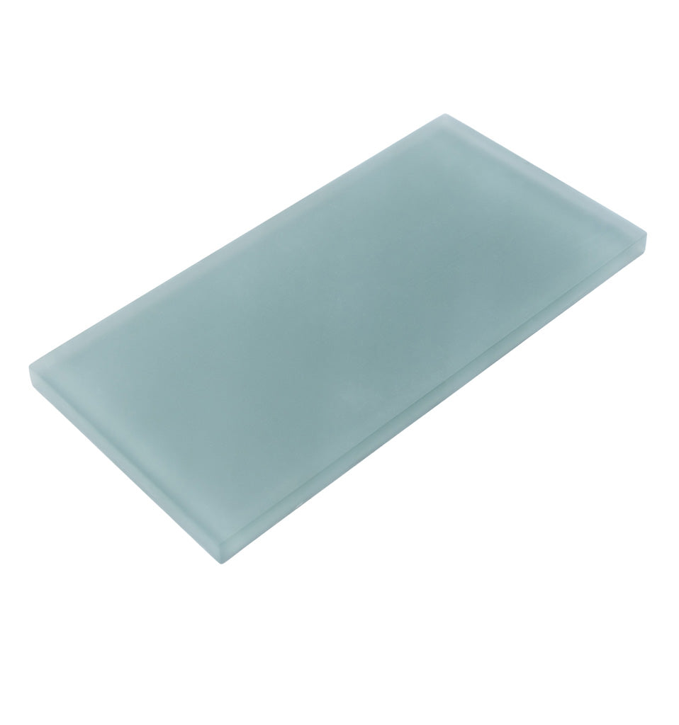 Stone Blue 3x6 Matte Subway Glass Tile (40 pack, 5 sq ft/case)