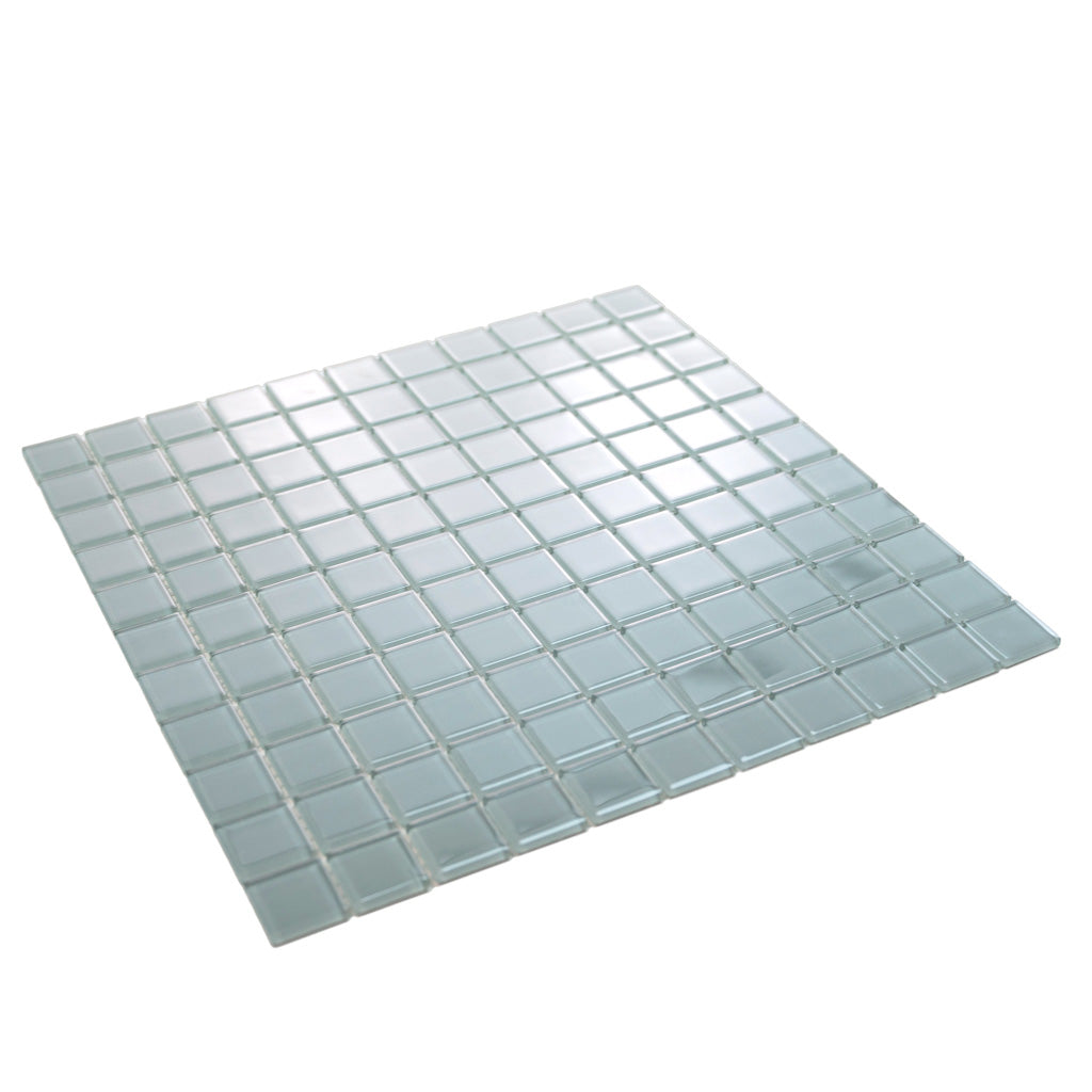 Stone Blue 12x12 Glossy Square Glass Mosaic Tile (10 pack, 9.67 sq ft/case)