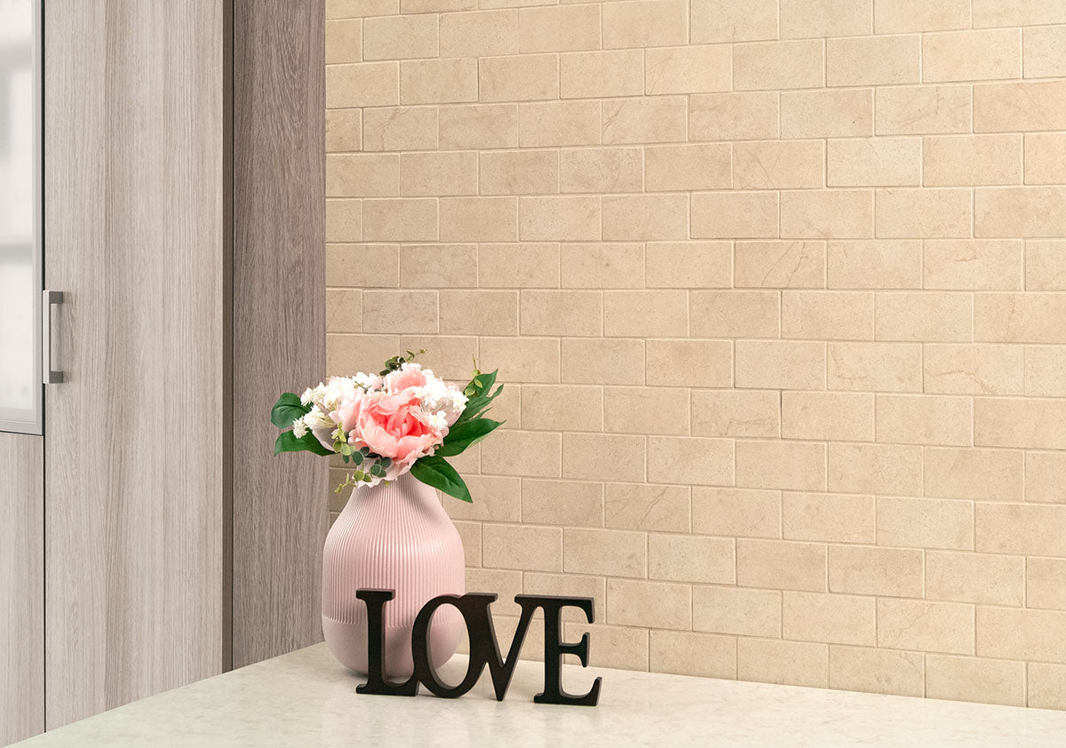 MSI Aria Cremita Mosaic Porcelain Backsplash Wall and Floor Tile