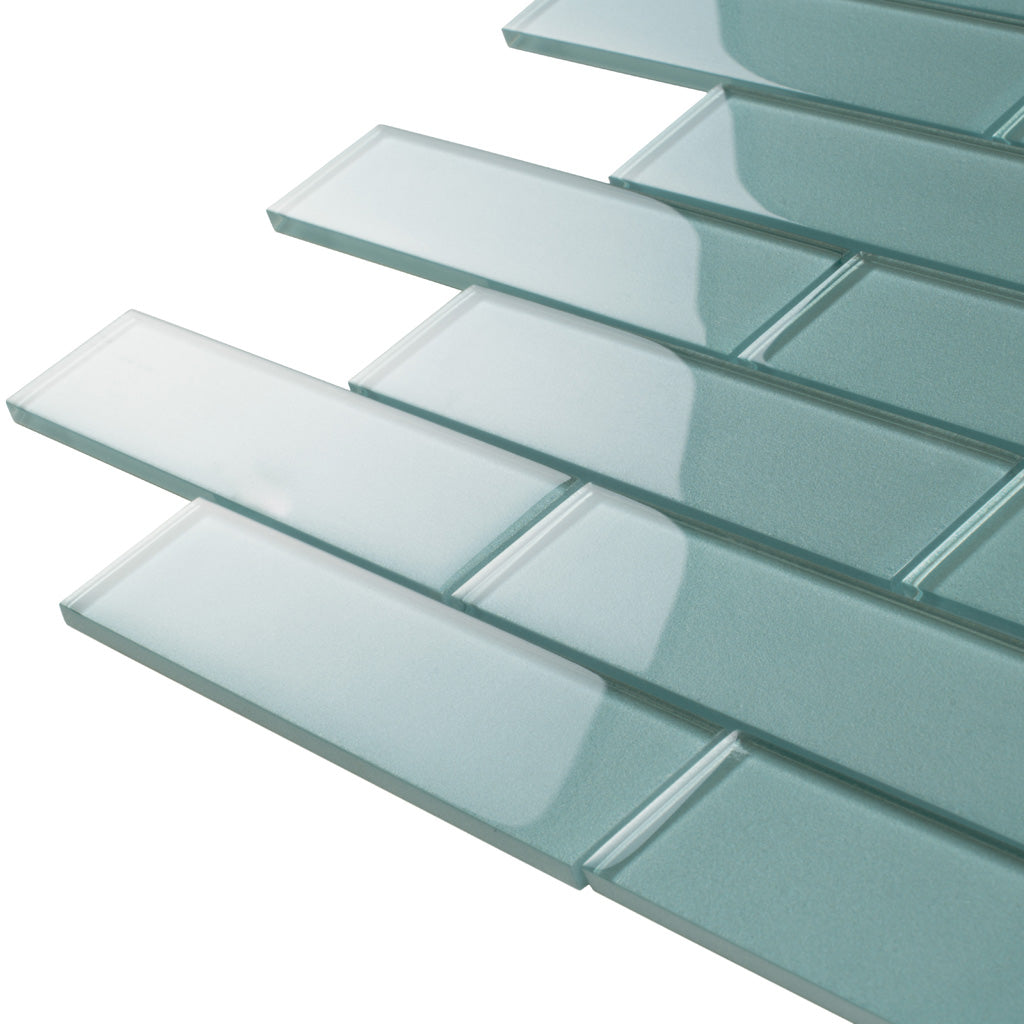 Ocean Blue 12x12 Glossy Glass Mosaic Tile (5 pack, 4.83 sq ft/case)