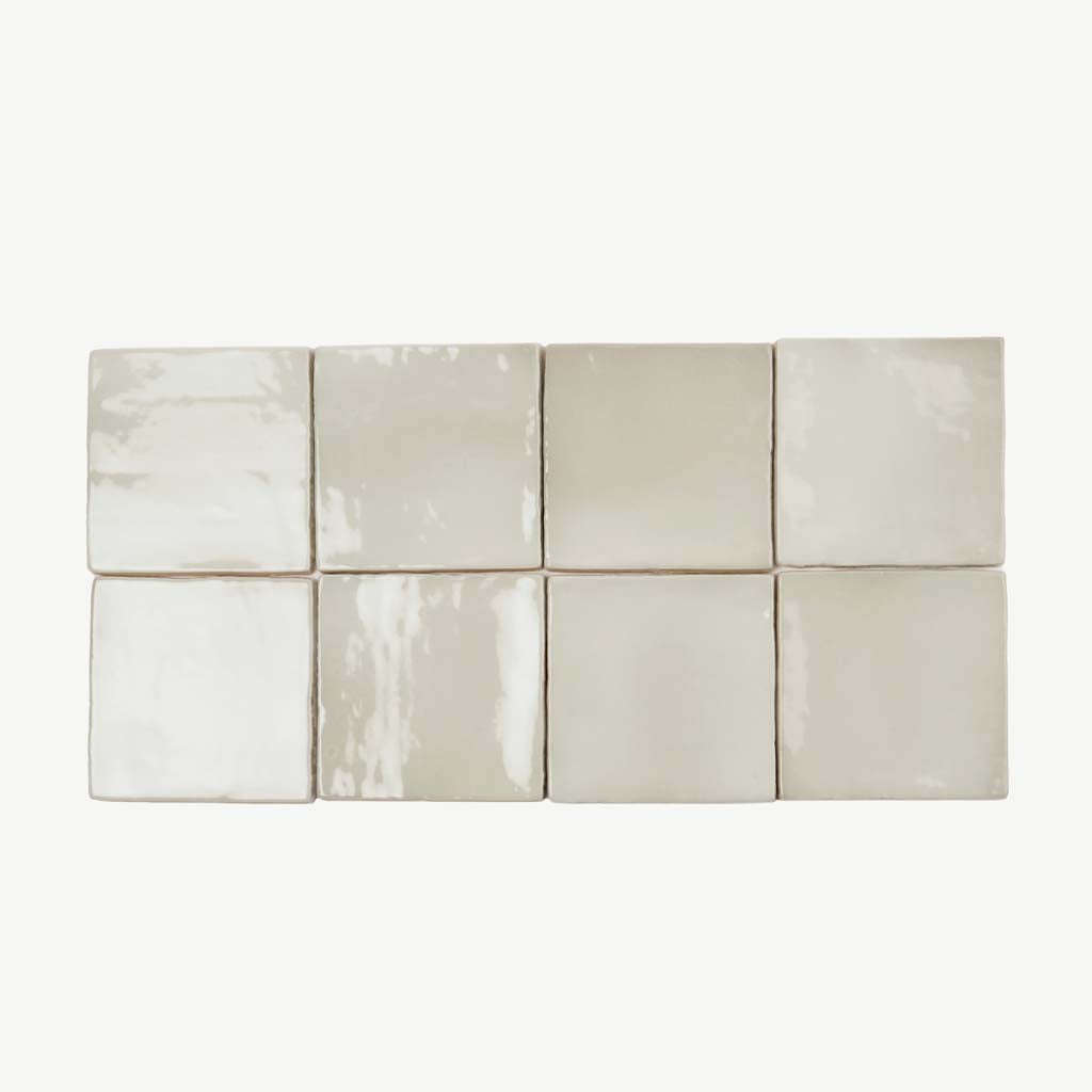 Silken 3.94 in. x 3.94 in. Glossy Tea Green Ceramic Square Tile (60 pack, 6.46 sq. ft./case)