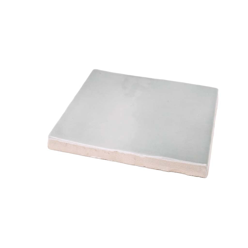 Silken 3.94 in. x 3.94 in. Glossy Benjamin Moore Smoke Ceramic Square Wall and Floor Tile-Sample
