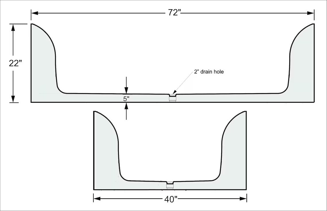 Coffee Brown Natural Stone Oval Shape Hand-Carved Unique Marble Bathtub (W)40" (L)72" (H)22"