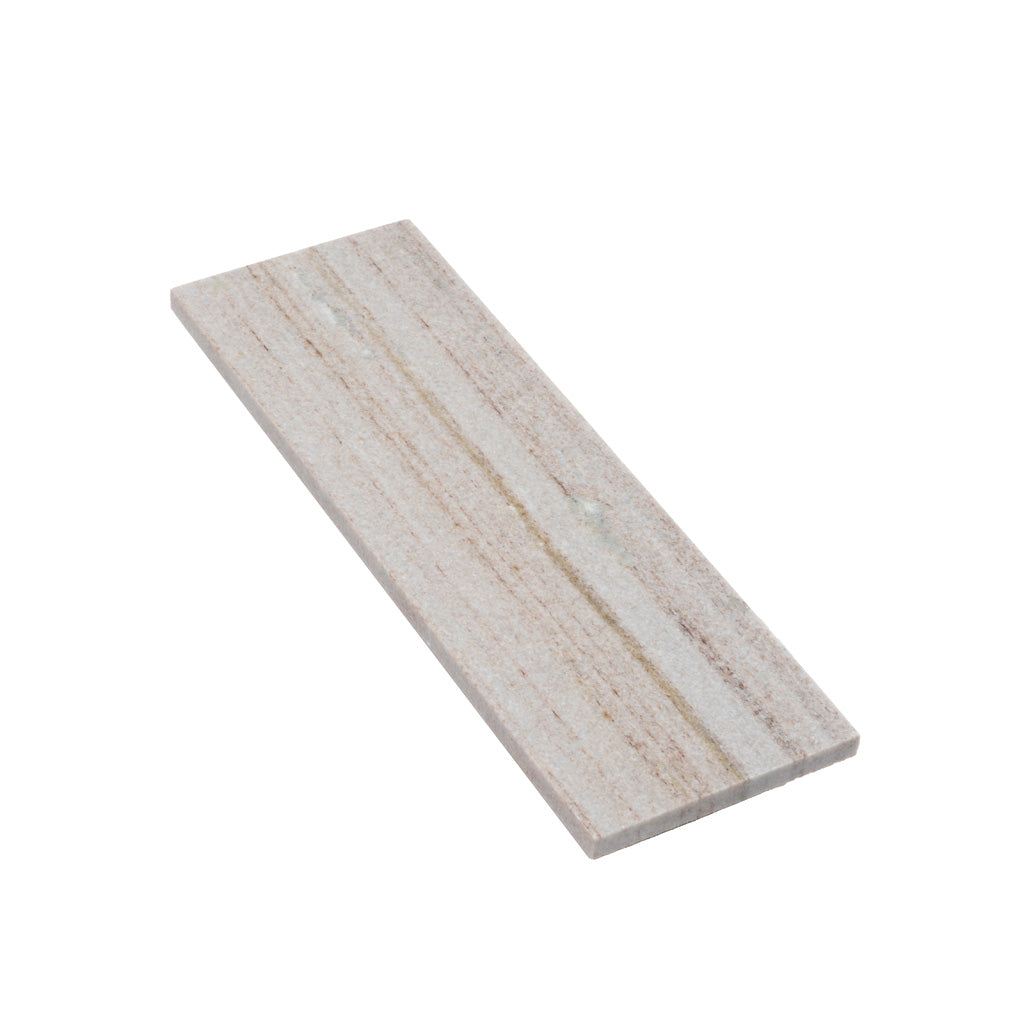 Wooden Beige 4x12 Honed Subway Crystal Sand Marble Tile (15 pack, 5 sq ft/case)