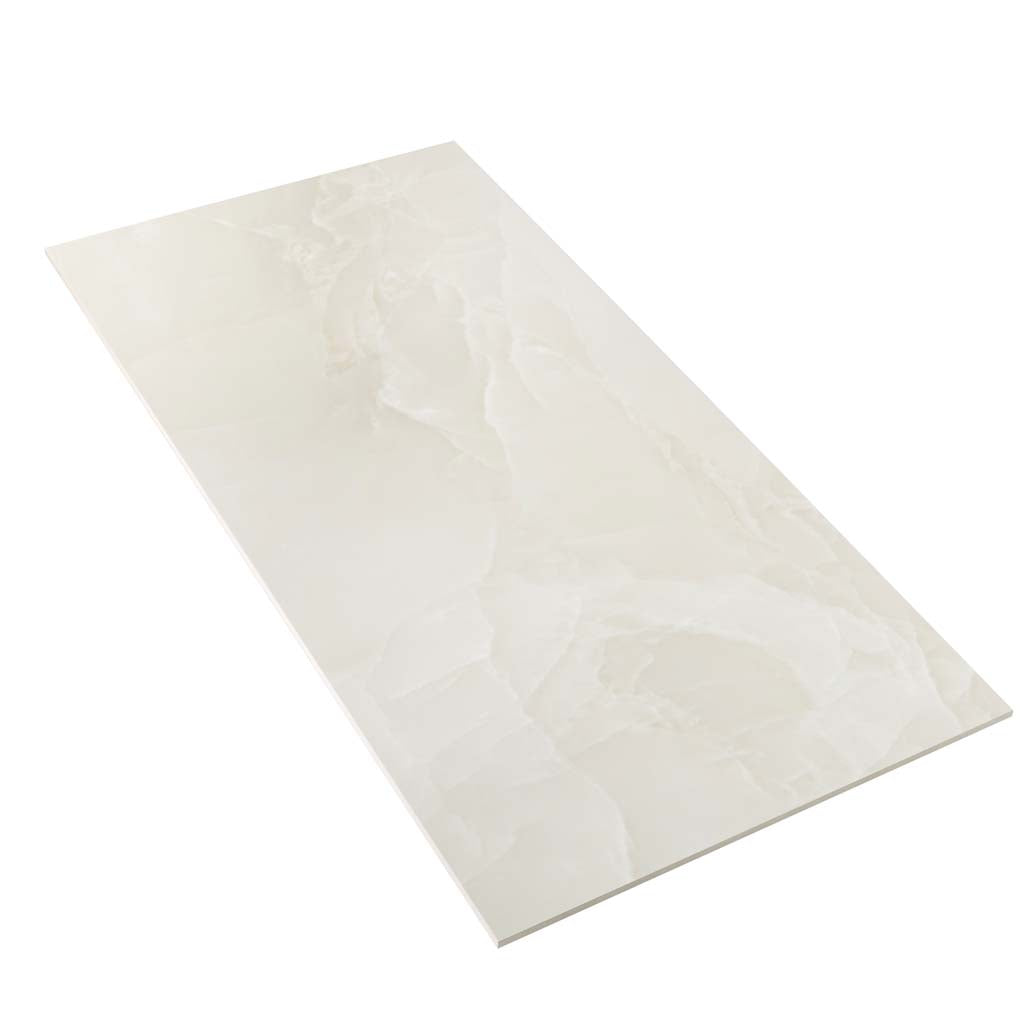 Alabaster White 24x48 Lappato Porcelain Large Format Tile (2 pack, 15.5 sq ft/case)