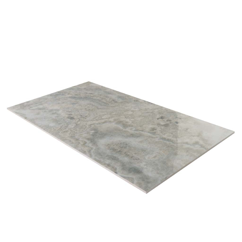 Light Taupe Beige 24x48 Polished Porcelain Large Format Tile (2 pack, 15.55 sq ft/case)
