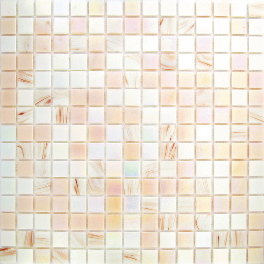 Tuscan Beige 12x12 Glossy Uniform Square Glass Mosaic Tile (20 pack, 20 sq ft/case)
