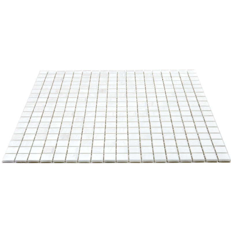White Dove 12x12 Glossy Uniform Square Glass Mosaic Tile (20 pack, 18.69 sq ft/case)