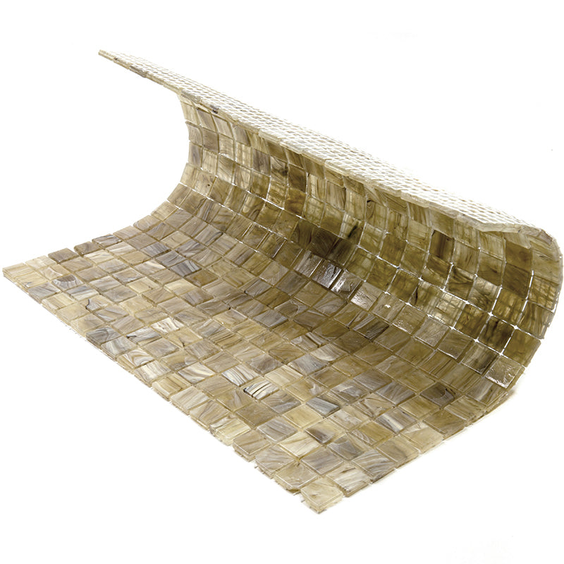 Golden Brown 12x12 Glossy Uniform Square Glass Mosaic Tile (20 pack, 18.69 sq ft/case)