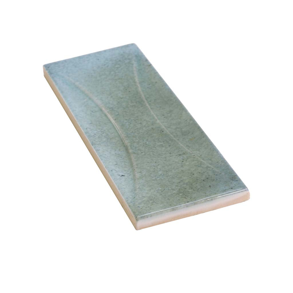 Blue 2.5x8 Glossy Ceramic Subway Deco Tile (38 pack, 5.38 sq ft/case)