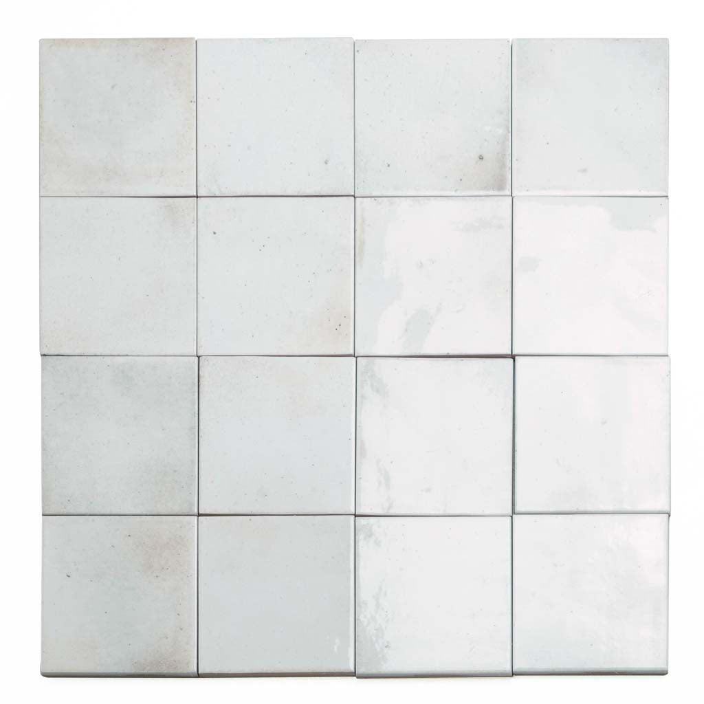White 4x4 Glossy Square Ceramic Tile (60 pack, 6.46 sq ft/case)