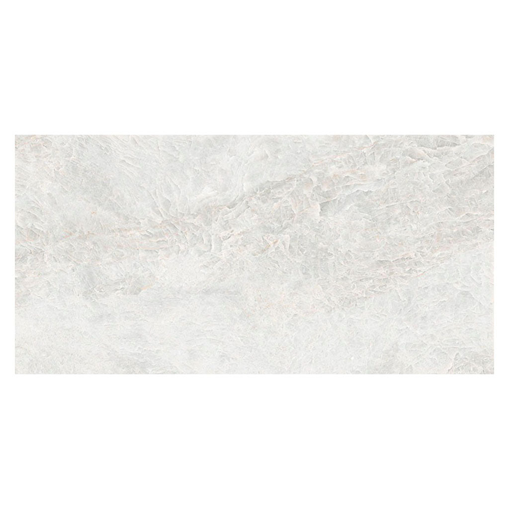 Frosted White 24x48 Polished Porcelain Large Format Tile (2 pack, 15.49 sq ft/case) - Sample