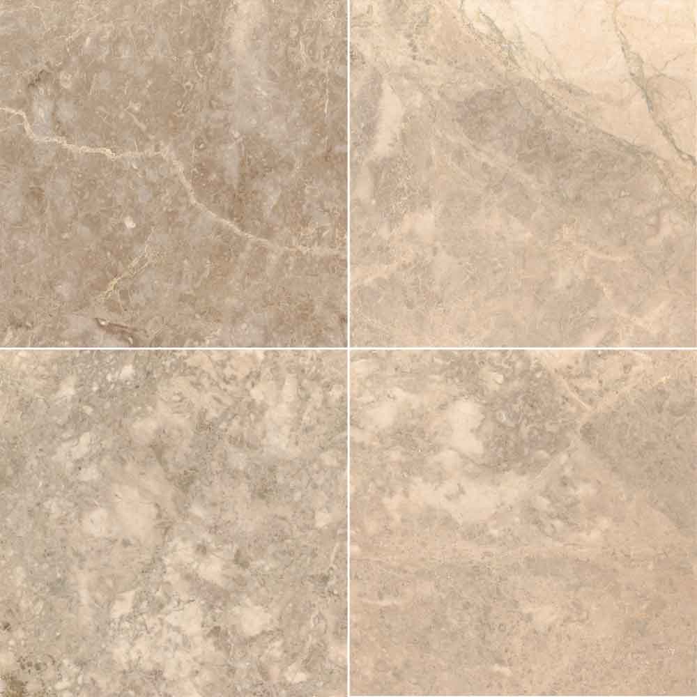 MSI Crema Cappuccino Marble Wall and Floor Tile 12"x12"