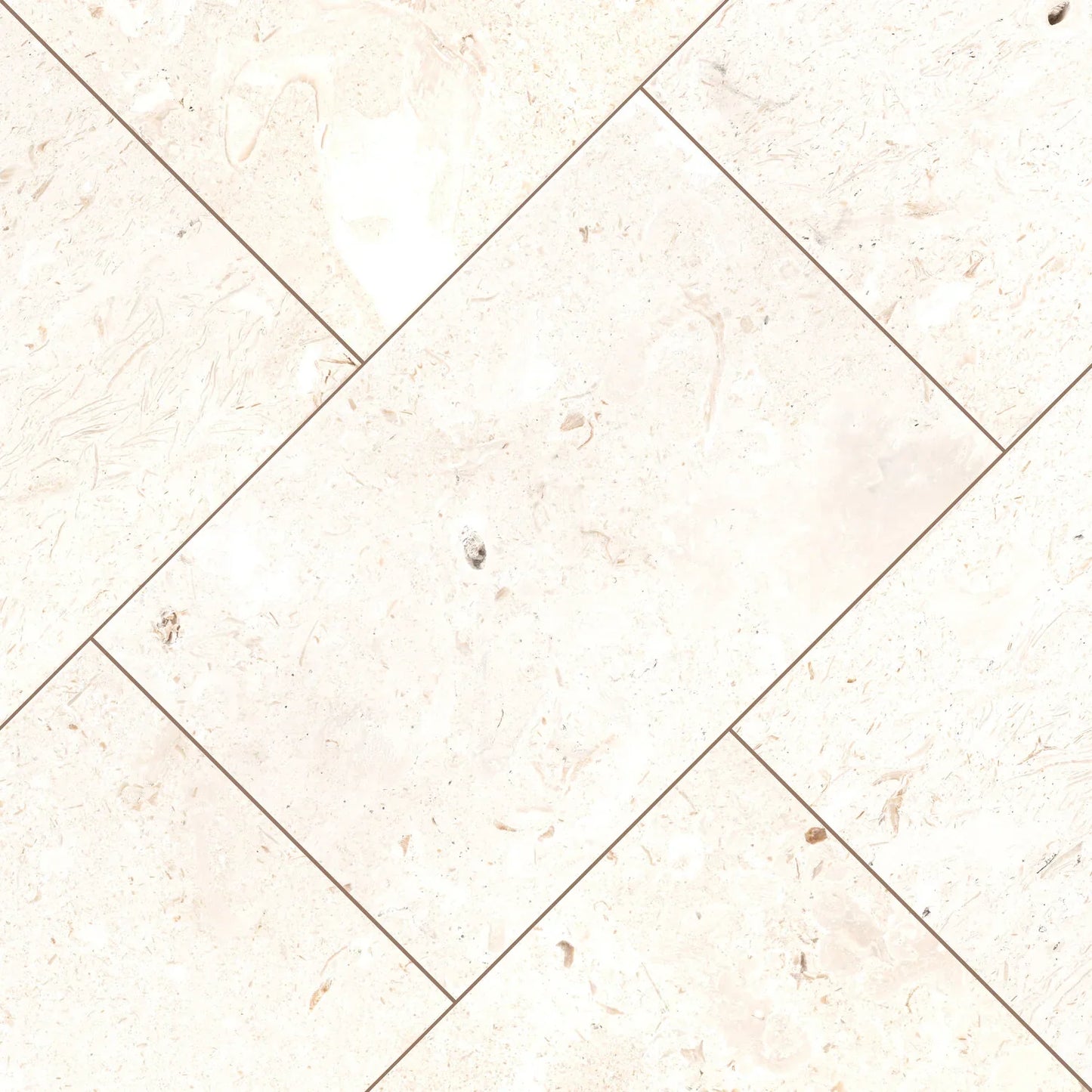 MSI Mayra White Tumbled Limestone Paver - 12"x24"