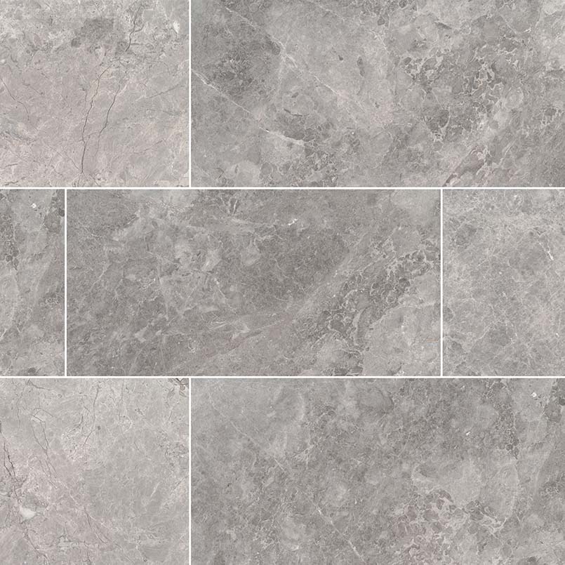 MSI Tundra Gray Polished Marble Wall and Floor Tile