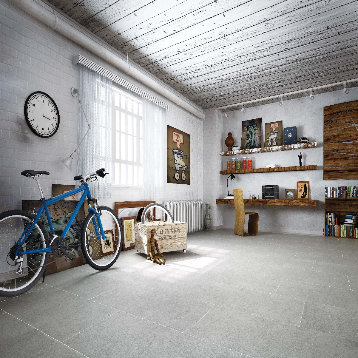 MSI Dimensions Gris Porcelain Wall and Floor Tile