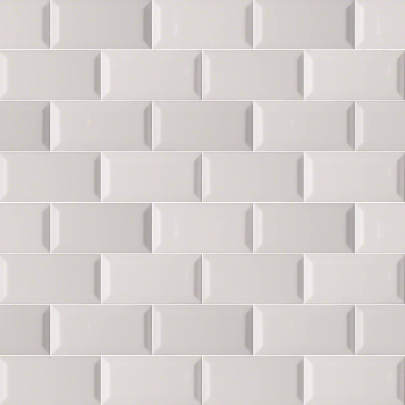 MSI Gray Glossy Ceramic Subway Tile - Domino Collection
