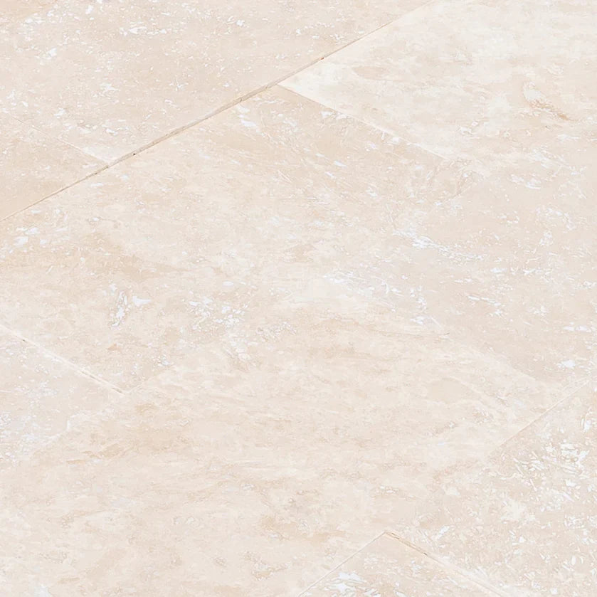 Miletos Ivory Travertine Tiles Honed and Filled Wall and Floor Tile