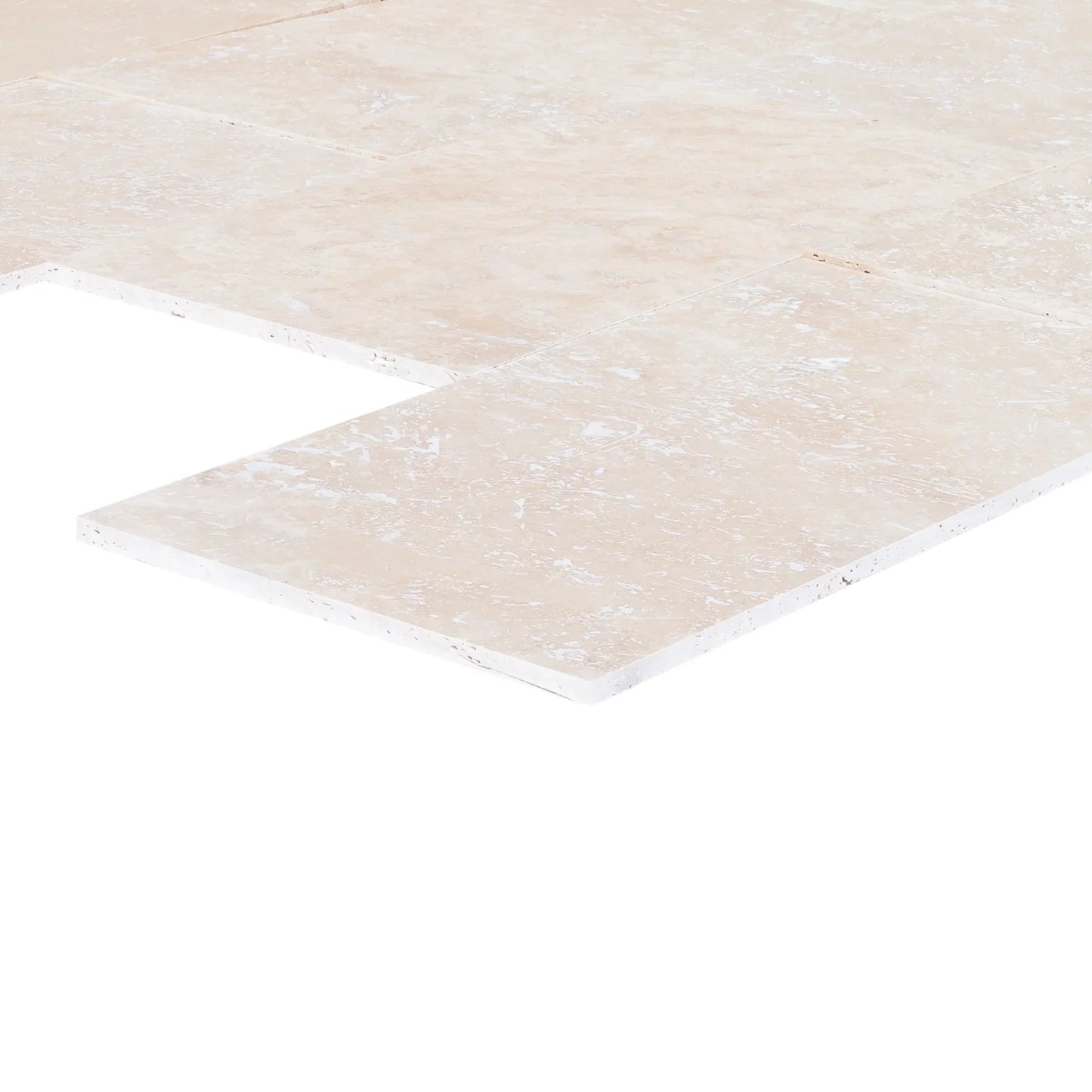 Miletos Ivory Travertine Tiles Honed and Filled Wall and Floor Tile