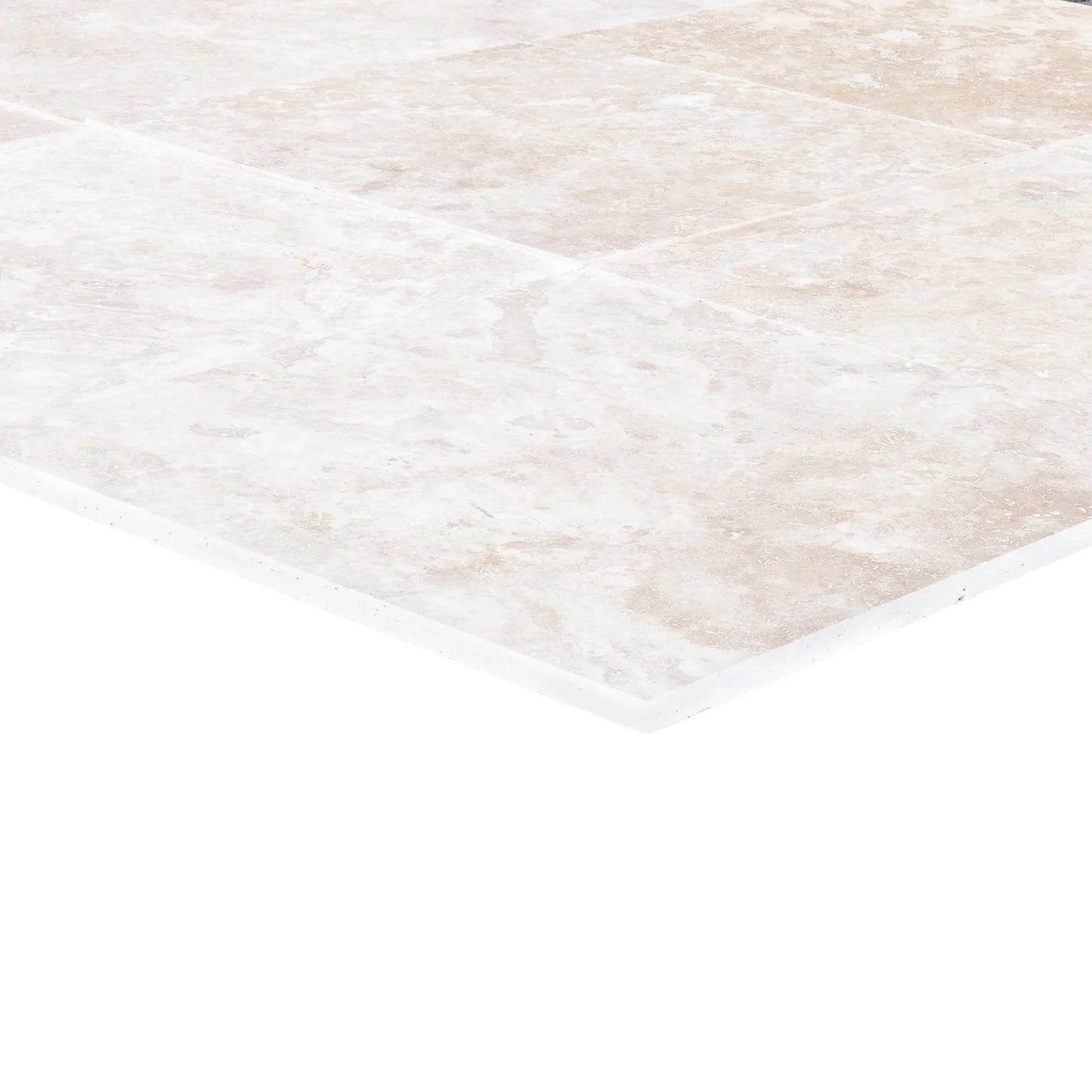 Miletos Ivory Travertine Tiles Honed and Filled Wall and Floor Tile