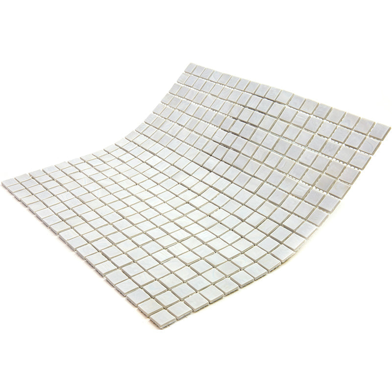 Dolphine Gray 12x12 Glossy Uniform Square Glass Mosaic Tile (20 pack, 18.69 sq ft/case) - Sample