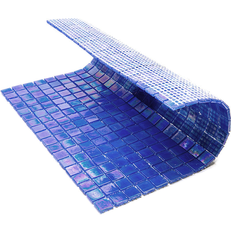 Egyptian Blue 12x12 Glossy Uniform Square Glass Mosaic Tile (20 pack, 18.69 sq ft/case)