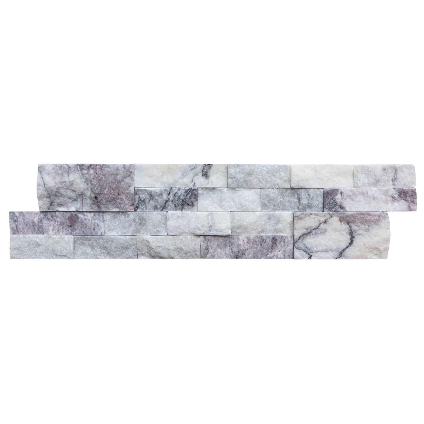 New York Marble 3D Ledger Panel 6"x24" – Split-Face Wall Tile, Full Truckload
