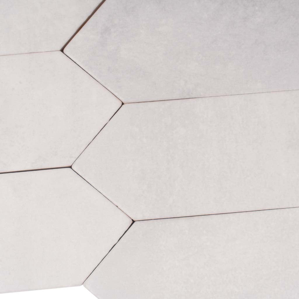 Pearl White 2x10 Matte Picket Ceramic Tile (23 pack, 2.37 sq ft/case) - Sample