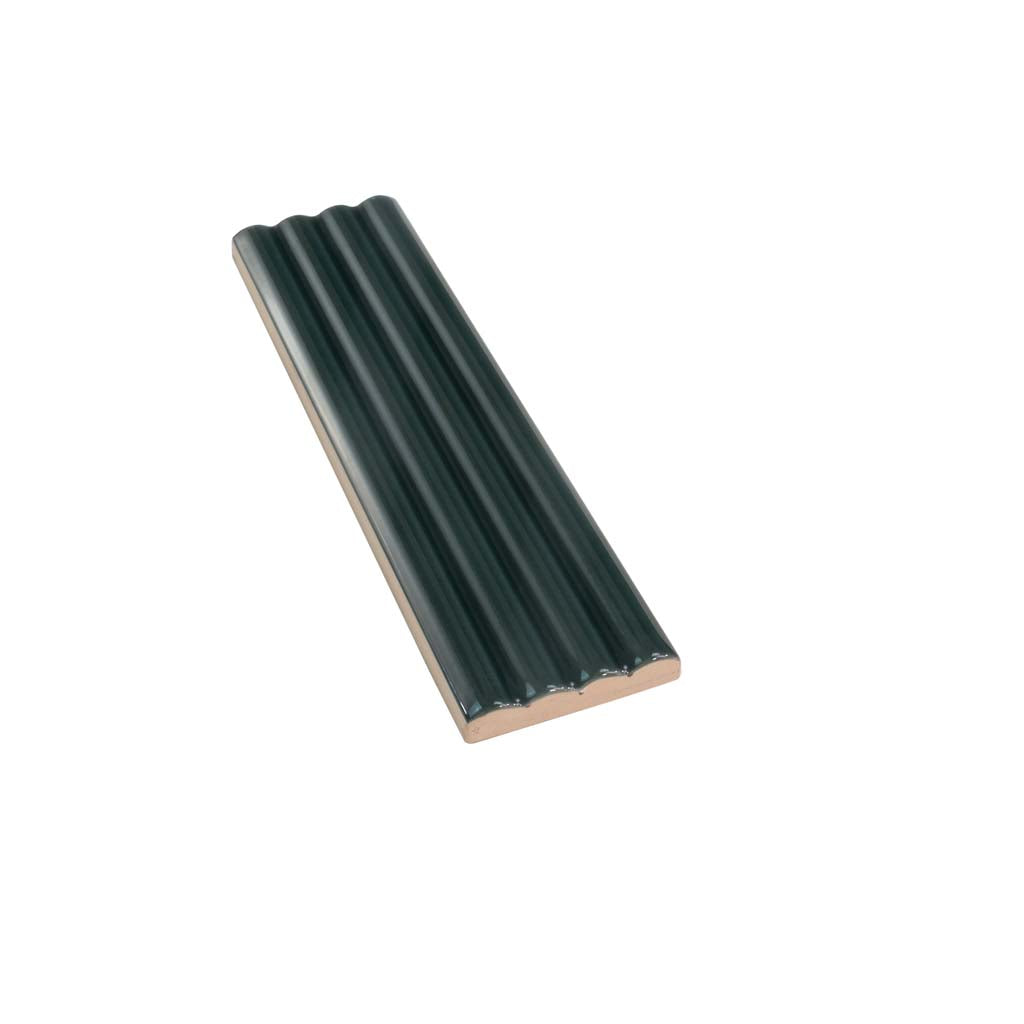 Green 2x8 Glossy Ceramic Subway Deco Tile (38 pack, 4.09 sq ft/case)