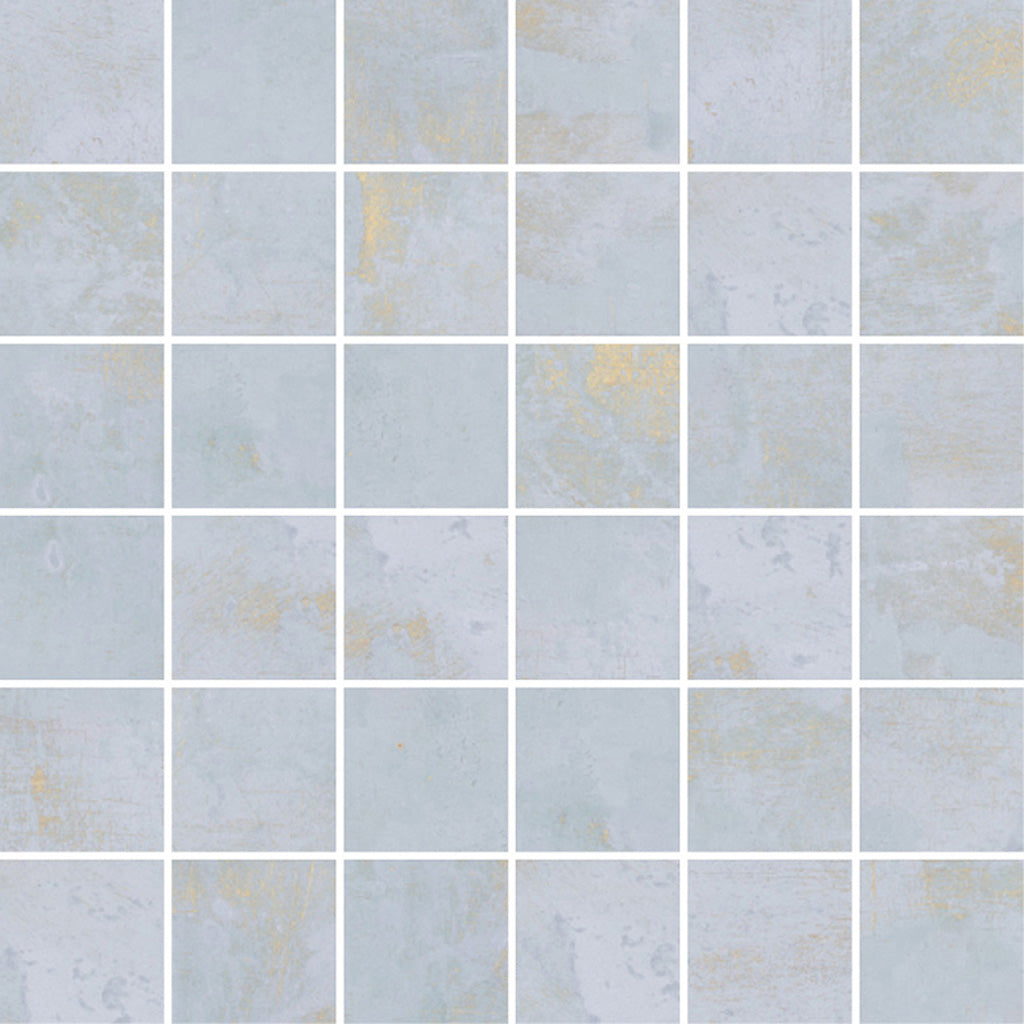 Light Blue 12x12 Natural Uniform Square Porcelain Mosaic Tile (8 pack, 7.62 sq ft/case)