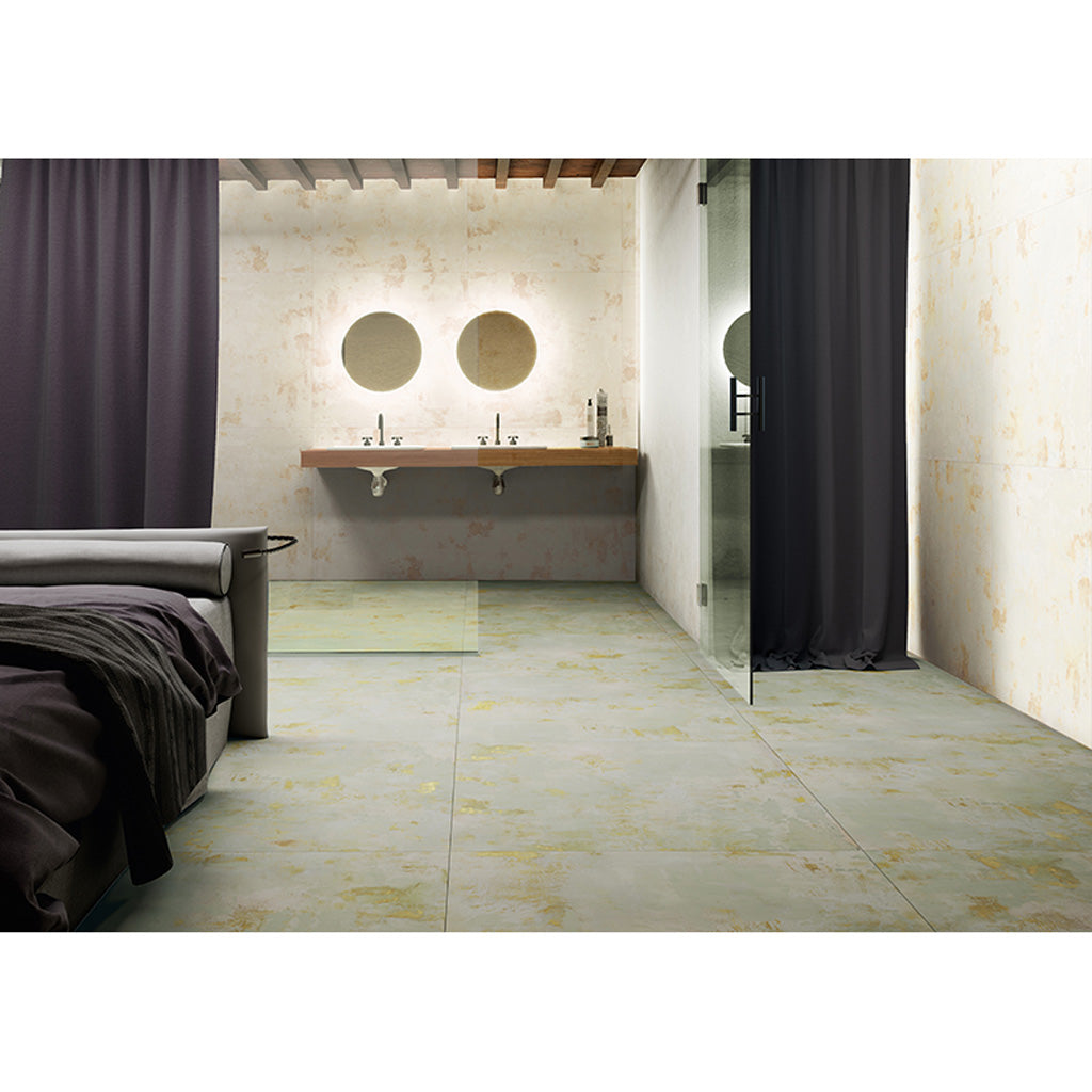 Moss Green 24x24 Natural Square Porcelain Large Format Tile (4 pack, 15.27 sq ft/case)