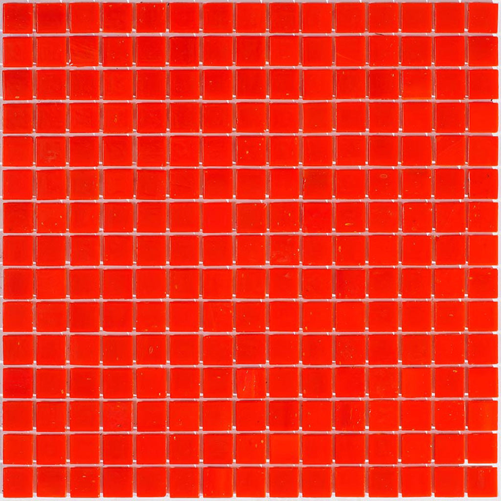 Candy Apple Red 12x12 Glossy Uniform Square Glass Mosaic Tile (20 pack, 20 sq ft/case)
