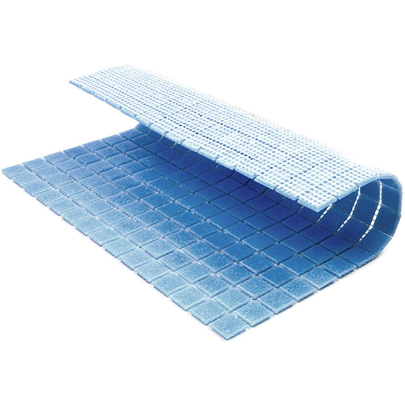 Maximum Blue 12x12 Glossy Uniform Square Glass Mosaic Tile (20 pack, 20 sq ft/case) - Sample