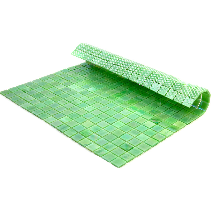 British Racing Green 12x12 Glossy Uniform Square Glass Mosaic Tile (20 pack, 18.69 sq ft/case)