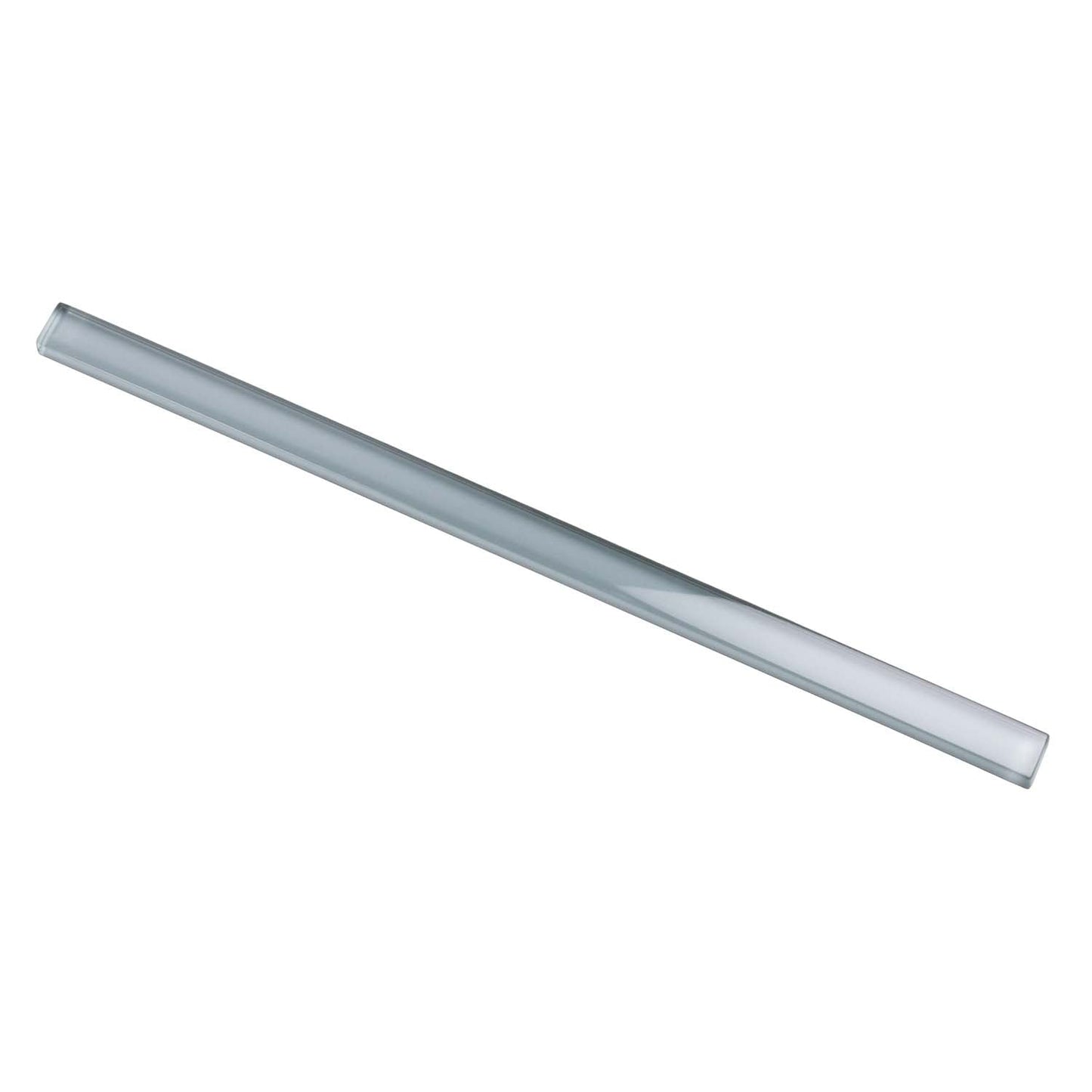 Fossil Gray 0.5x12 Glossy Glass Pencil Tile Trim (10 pack, 0.5 sq ft/case)