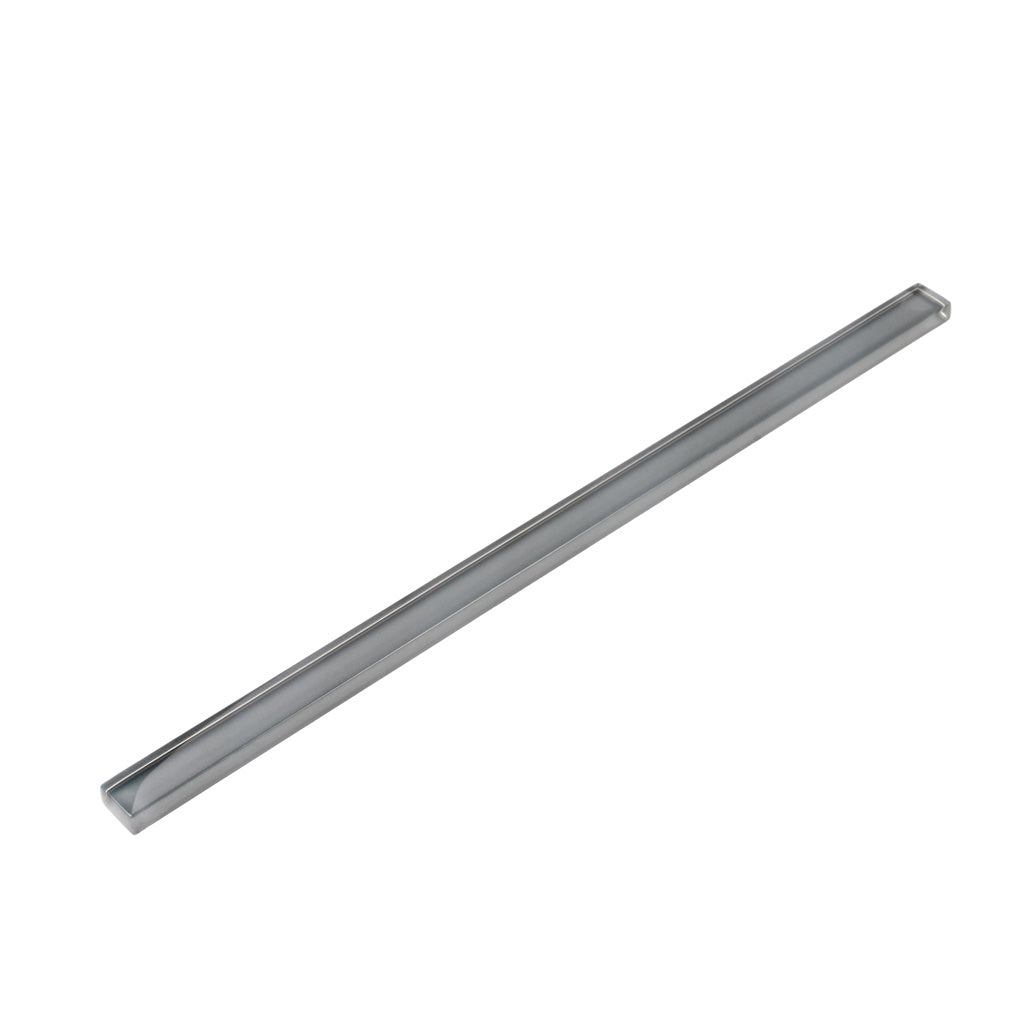 Dark Gray 0.5x12 Glass Glossy Pencil Tile Trim (10 pack, 0.5 sq ft/case)