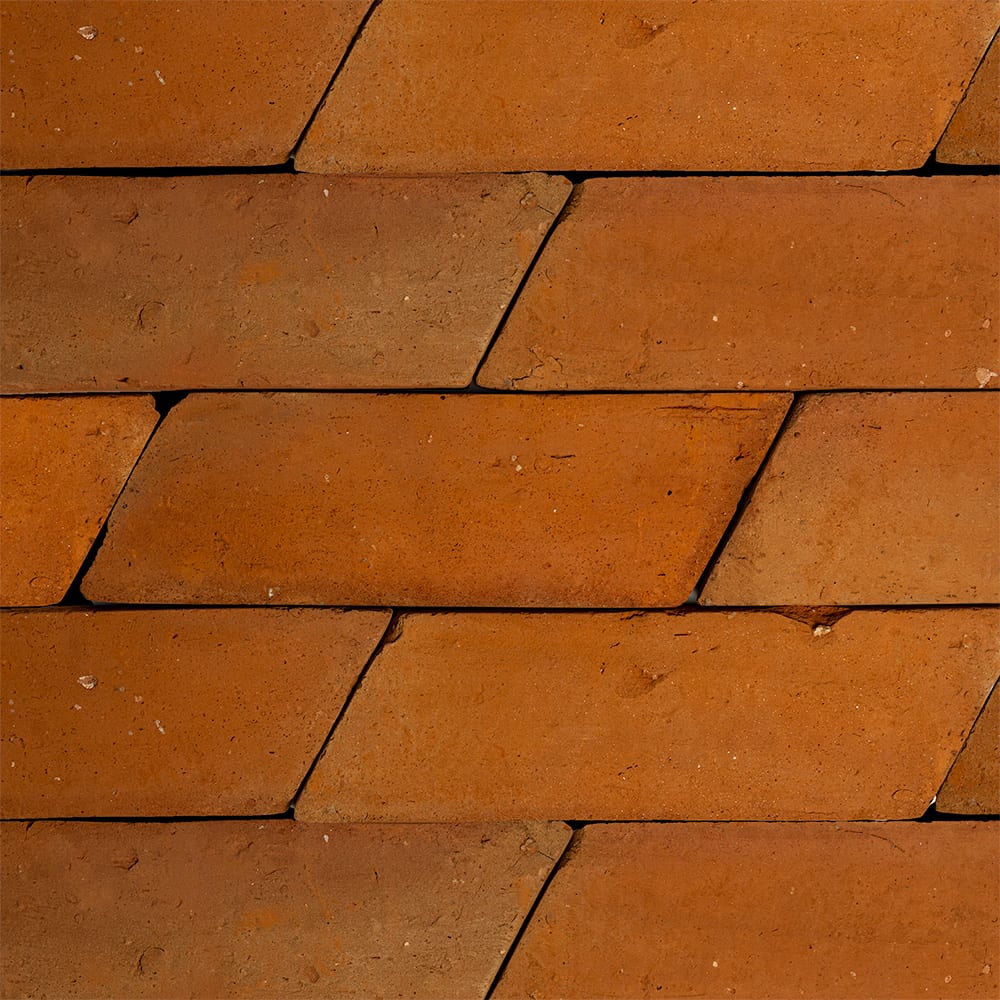 Rustic Cotto Natural Chevron Terracotta Tile
