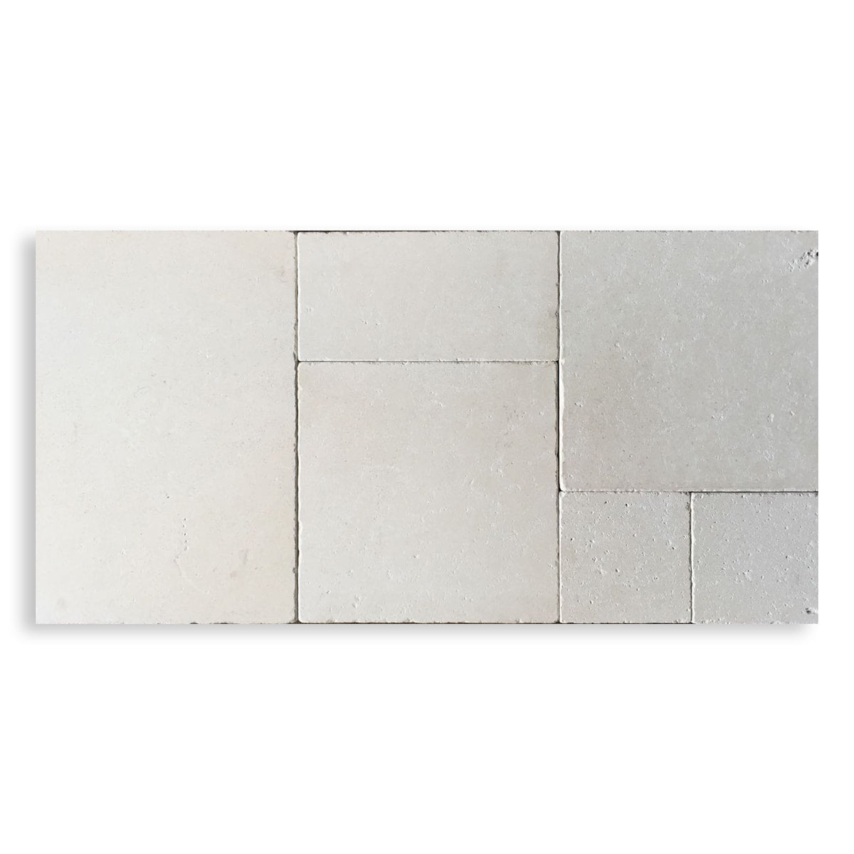 Paris Tumbled French Pattern Limestone Pavers