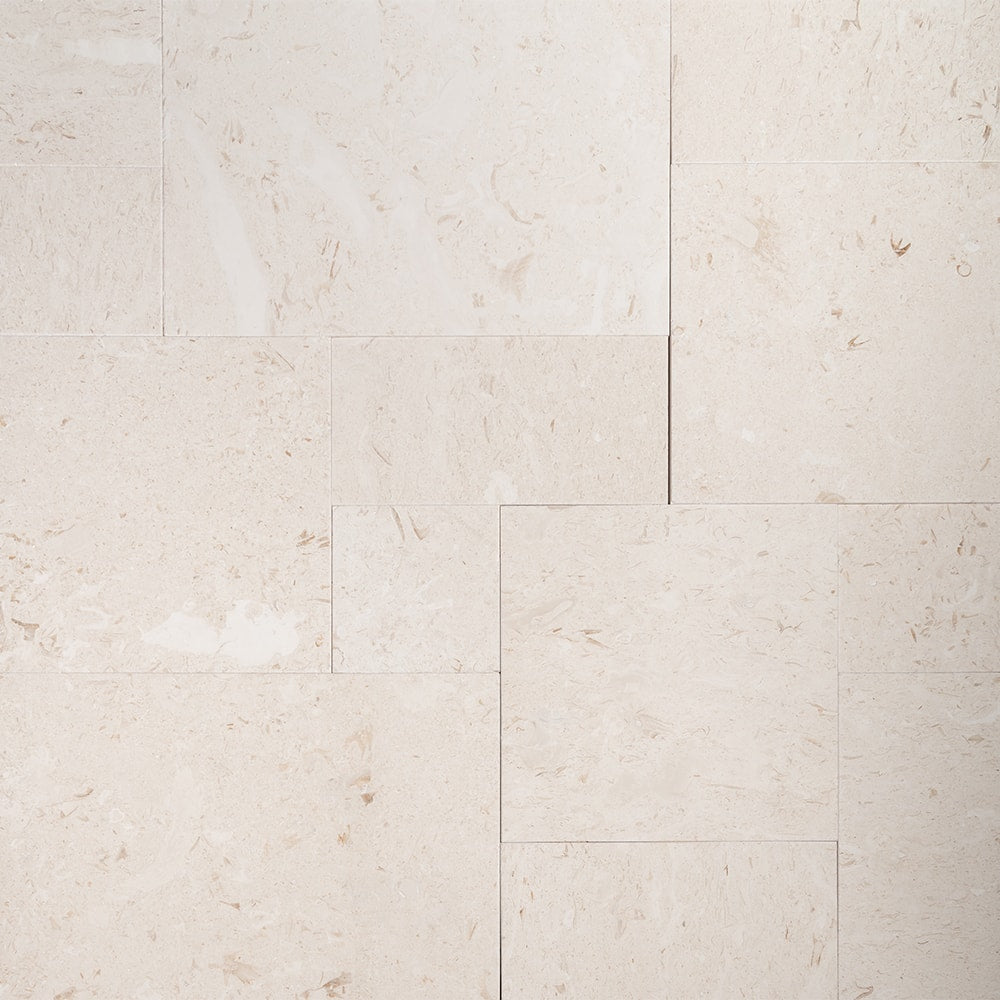 Shell Reef Tumbled French Pattern Limestone Pavers