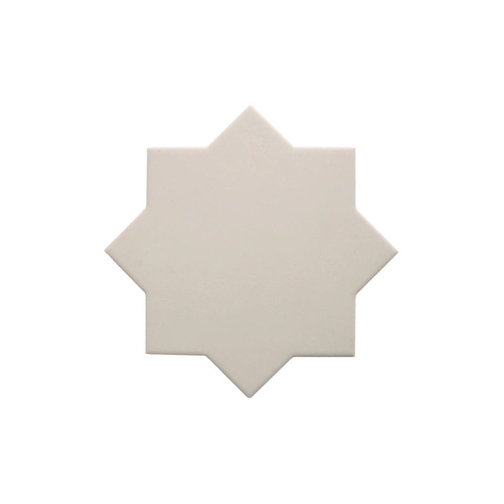 Light Gray 7x7 Matte Star Porcelain Tile (34 pack, 5.31 sq ft/case)