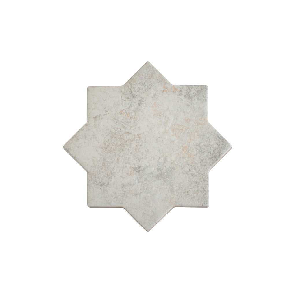 Light Ash Beige 6x6 Matte Star Porcelain Tile (16 pack, 4.2 sq ft/case)