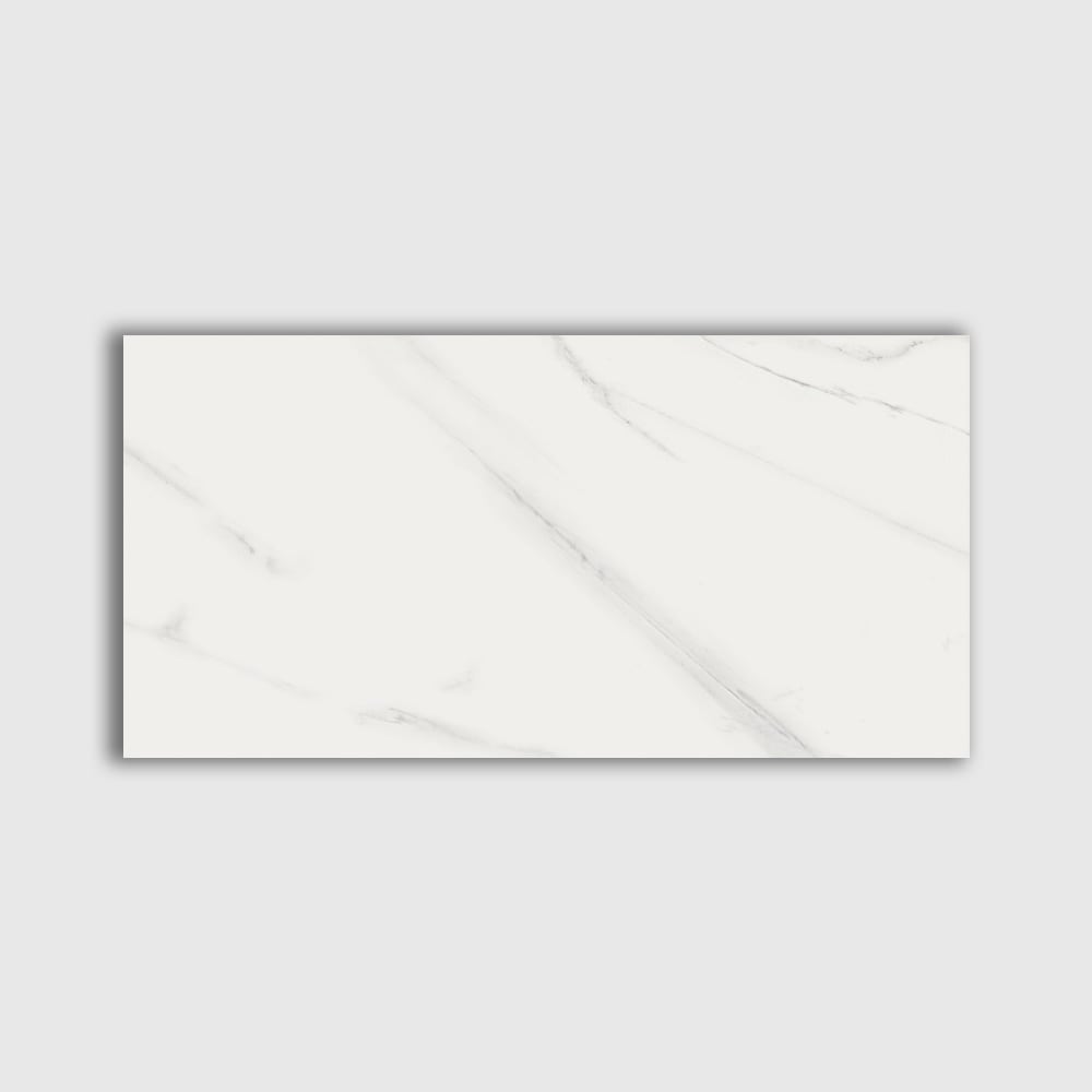 Blanco Polished Marble Look Porcelain Tile
