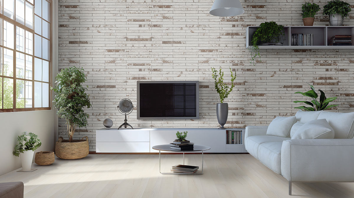 MSI Brickstone Rustique White Brick 2X18