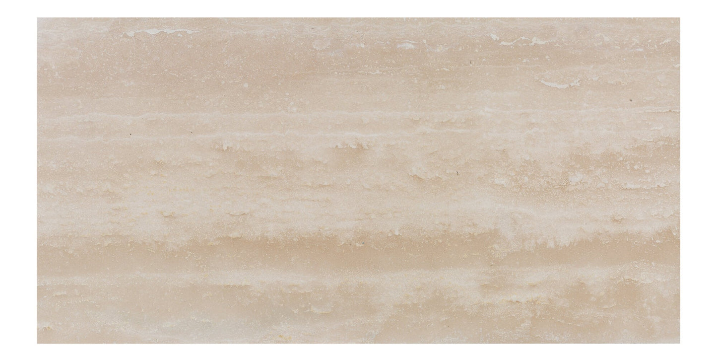 Light Beige Vein Cut Travertine Tile – Polished