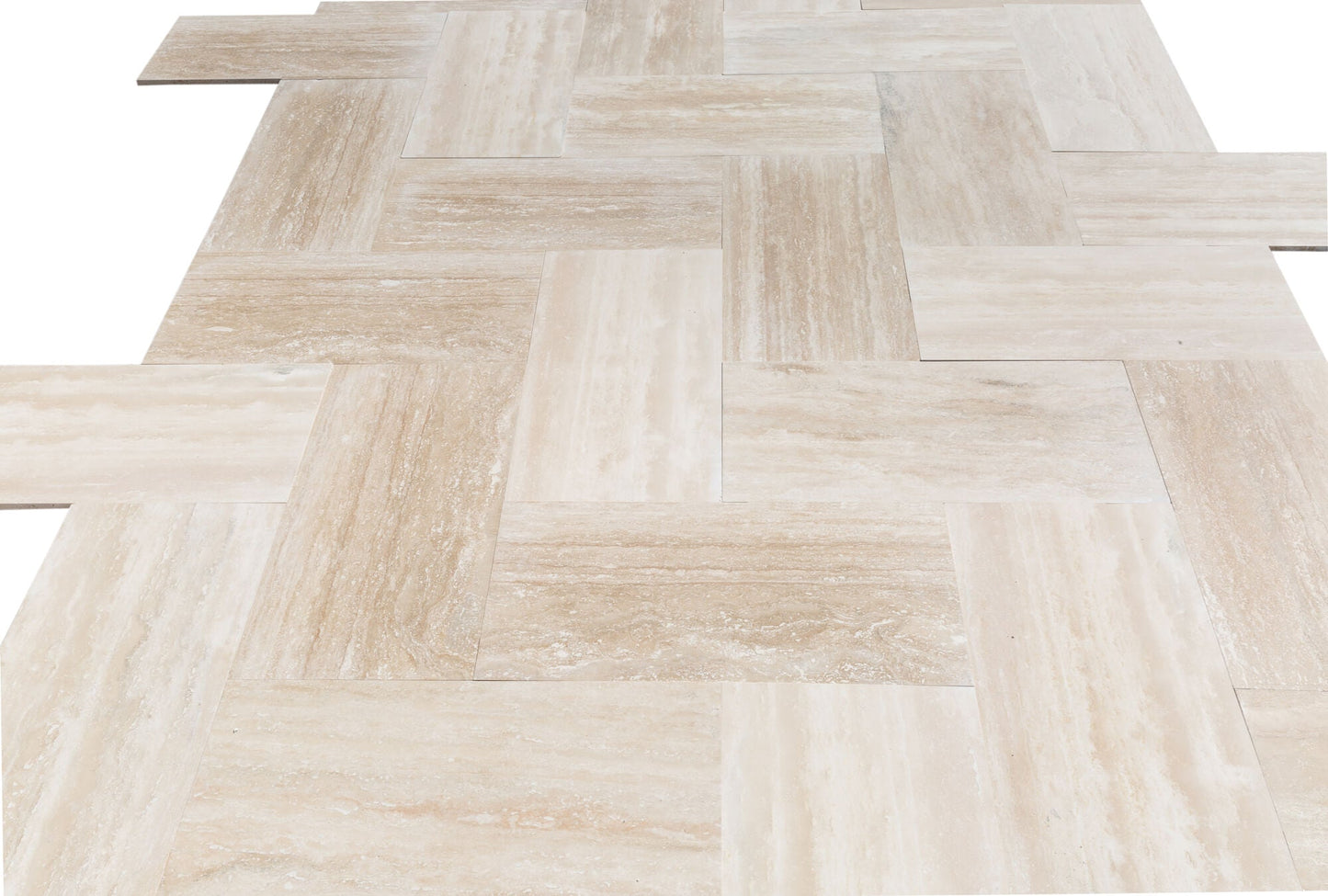 Light Beige Vein Cut Travertine Tile – Polished