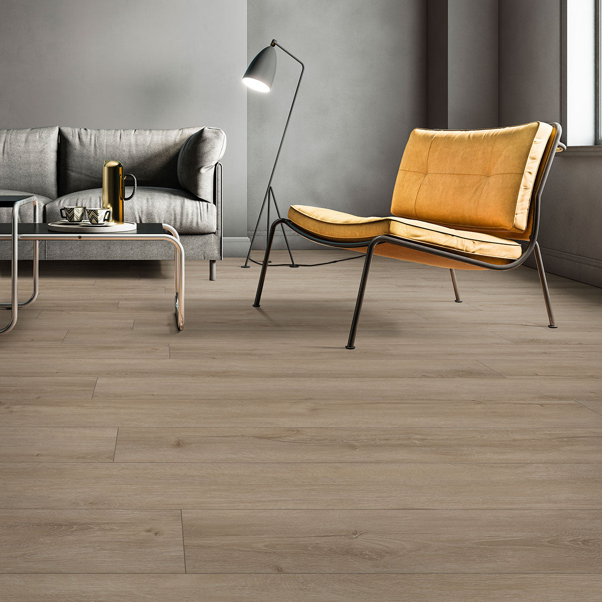 MSI Rigid Core Vinyl Flooring XL Prescott Sandino 9"x60" - Everlife Collection